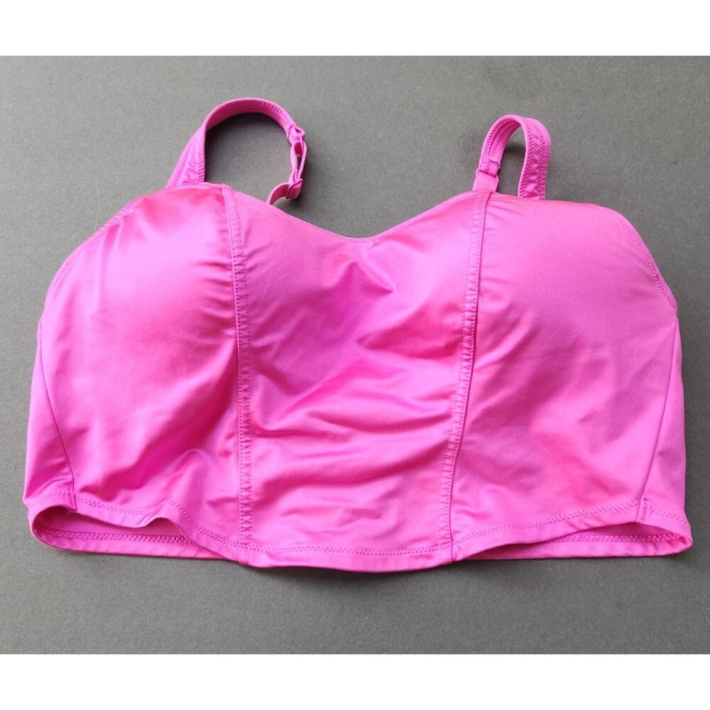 Victorias Secret PINK L Wireless Lightly Padded Bralette Corset Top Bra Hot Cami